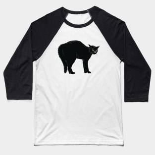 Black Cat Arch Baseball T-Shirt